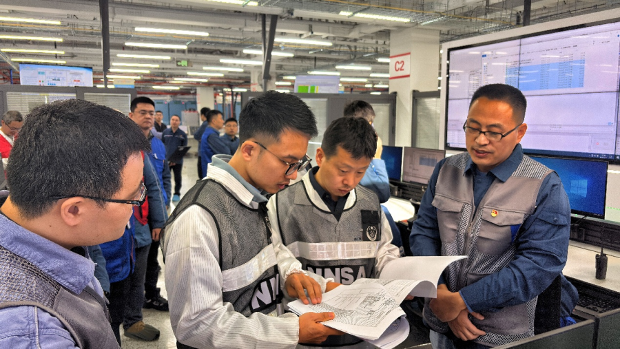 华北监督站春节前夕赴广利核开展监督检查