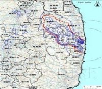 日本首次公布福岛第一核电站周边辐射剂量图