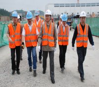 国家核电董事长王炳华到三门核电现场检查指导工作