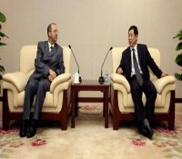 孙勤会见阿尔及利亚原子能署署长一行