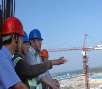郑晓军在海南昌江核电项目部检查指导工作