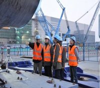 王炳华、顾军先后赴依托项目三门核电现场调研