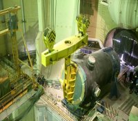 红沿河核电3号机组压力容器成功吊装就位