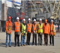 绍尔电力总裁伊莱史密斯先生一行到访海阳现场