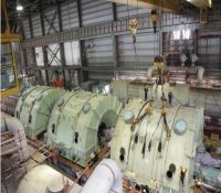 中国能建承建全球首台AP1000核电机组汽轮机低压缸扣缸