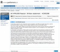 英国政府正式受理华龙一号通用设计审查