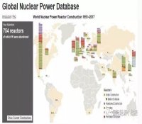 1951-2017全球极简核电史：41个国家开建754台机组 90台早夭