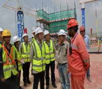 中核集团曹述栋赴中原公司海外项目现场检查指导工作