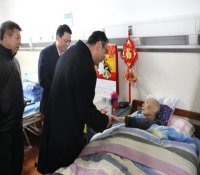 祖斌在中核华兴公司开展节前走访慰问