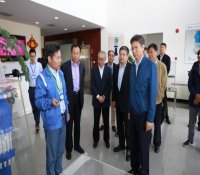 国家能源局刘宝华一行调研CAP1400湿绕组电机主泵样机研制进展