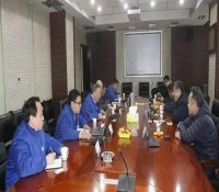 陕柴重工奚国伟接待渤海轮渡贾明洋一行