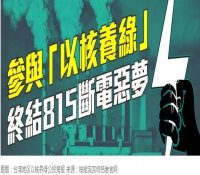 台湾核电归来，“以核养绿”公投提案高票过关