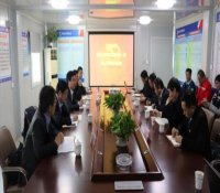 中核华兴公司陈宝智一行在上海分公司调研