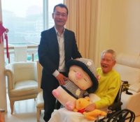 祖斌看望“中国核潜艇之父”彭士禄院士