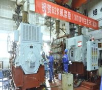 陕柴重工大连中远62K纸浆船N1001船6DK-20e主发电机组完成台架交付