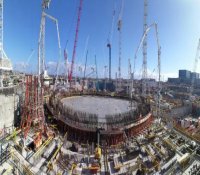 英国欣克利角C项目按期完成1号核岛筏基混凝土施工