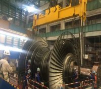华龙一号海外首堆常规岛汽轮机扣盖完成 为热试奠定基础