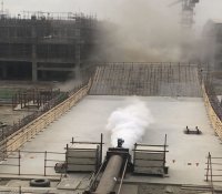 &ldquo;华龙一号&rdquo;海外首堆K2机组核岛主蒸汽管道爆破吹扫完成